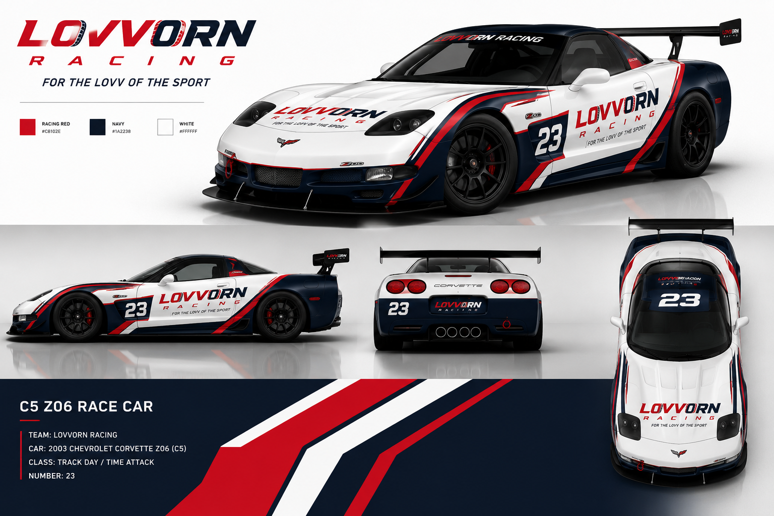 C5 Z06 race car livery concept
